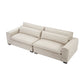 Mid-Century Sofa Couch Modern Upholstered Couch for Livingroom,Bedroom, Apartment, Home Office Beige