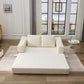 Modern Minimalist Fold-Out Sofa Bed with Removable Backrest