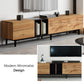 Modern TV Stand with 3 Doors For up To 80'' TV's