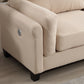 Oversized Modern 2-Piece Sofa Set Couch and Loveseat