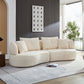 Curved Modular Sofa - 4-seat