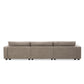 Oversized Corduroy L-Shaped Sectional Sofa with USB Ports & Cup Holders