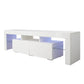 Modern White LED TV Stand with 20 Color Options & Remote Control For up to 70" TV's