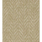 2 ft. 7 in. x 7 ft. 3 in. Jute/White Indoor-Outdoor Area Rug