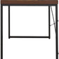 ACME Bob Desk in Weathered Oak & Black 92396