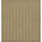 2 ft. 7 in. x 7 ft. 3 in. Jute/Black Indoor-Outdoor Area Rug