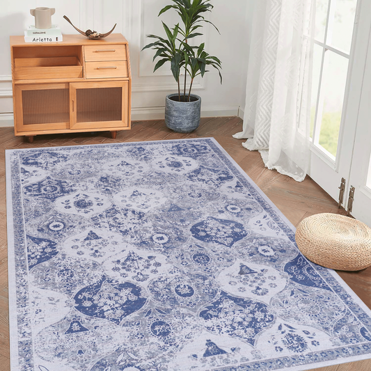 5x8 Washable Low-Pile Area Rug