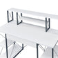 ACME Amiel Desk, White & Black 92879