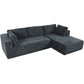 Modern Large Modular 3 Piece Sectional Sofa