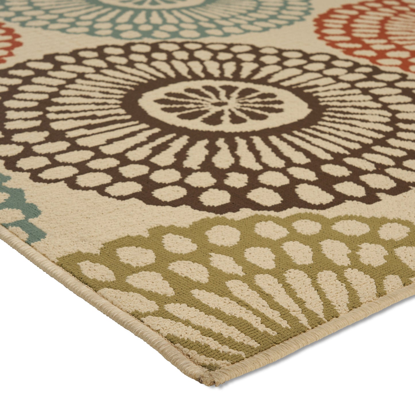 5'3" X 7'6" Outdoor Lounge Area Rug