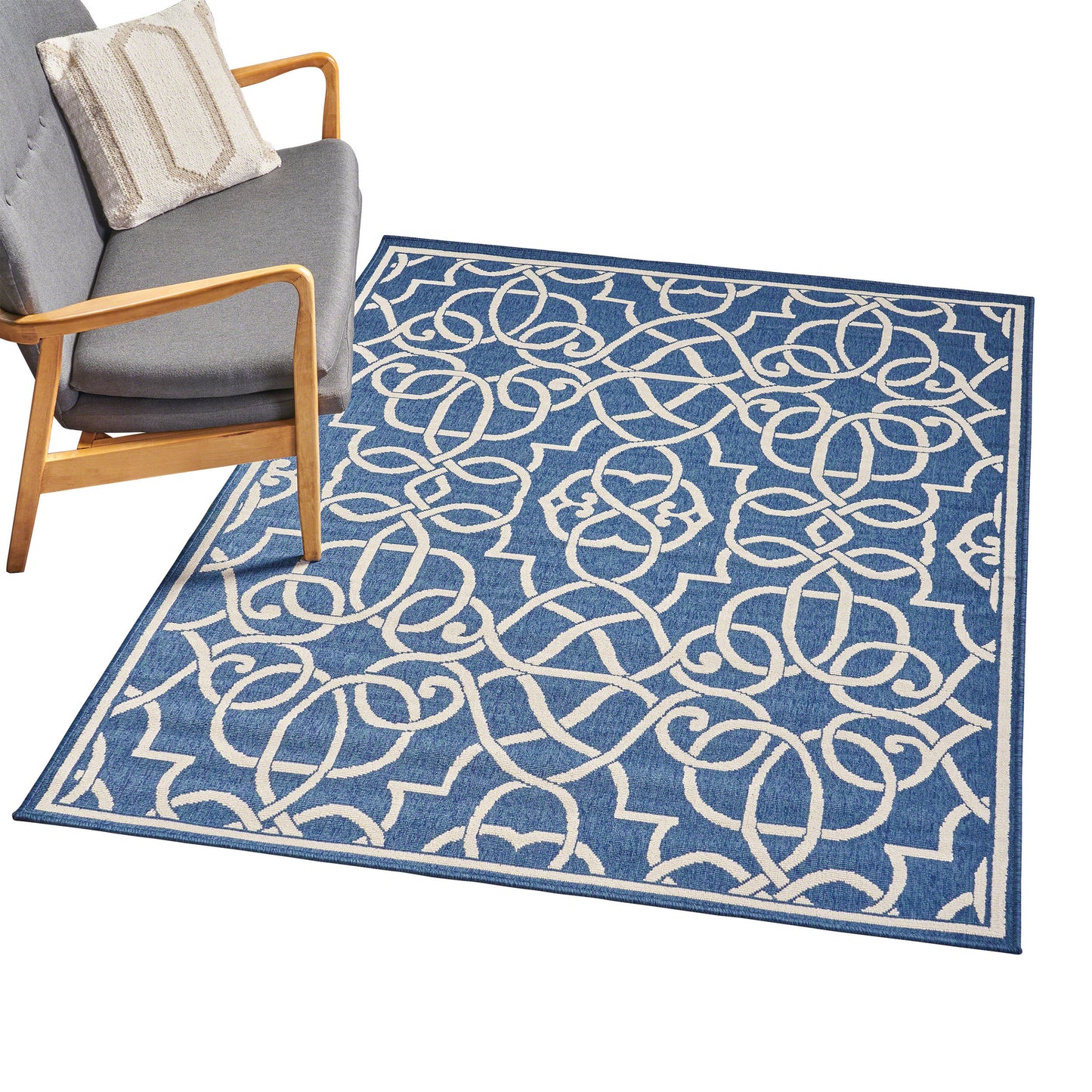 5'3" X 7'6" Outdoor Lounge Area Rug