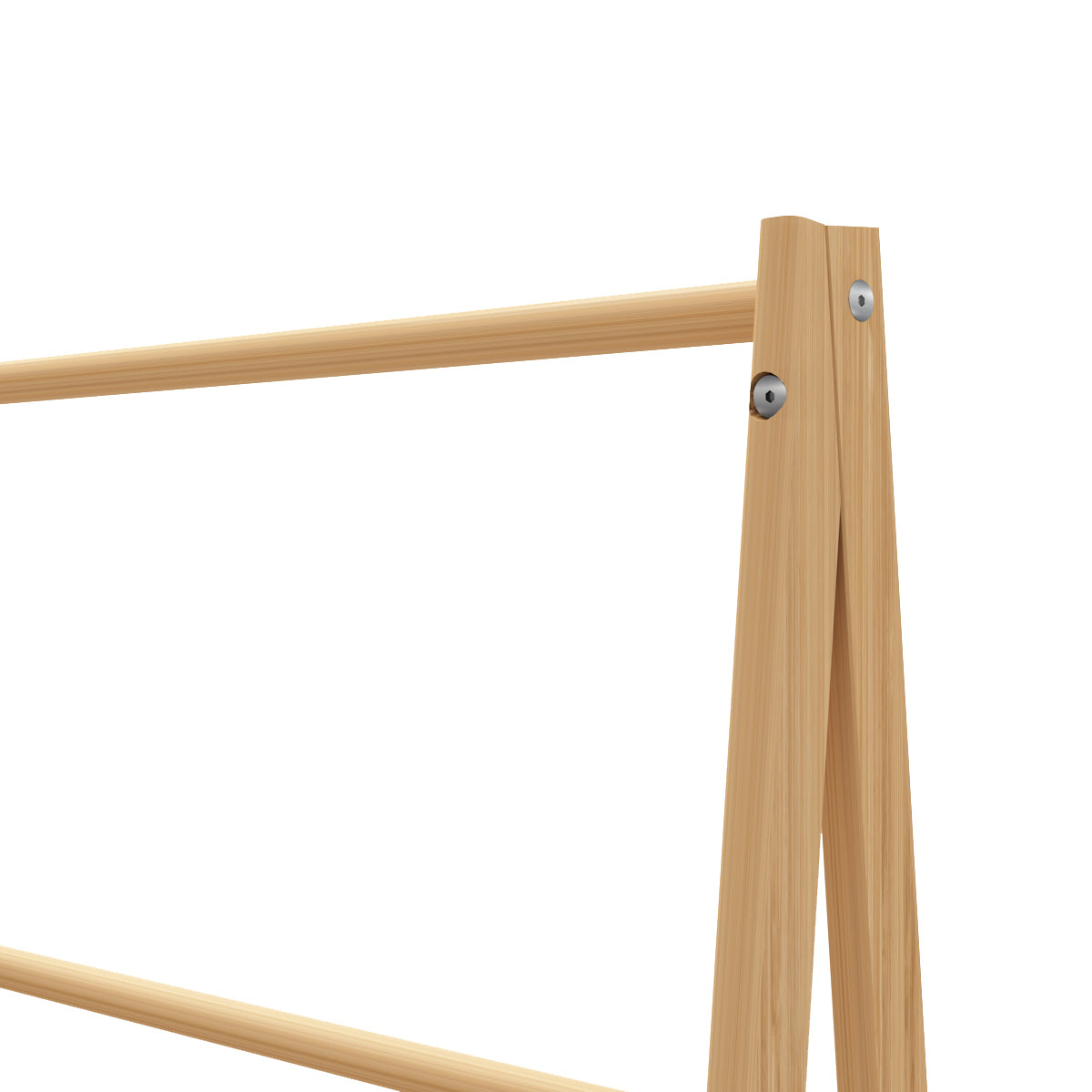 Bamboo Ladder Towel Rack with Storage Shelf