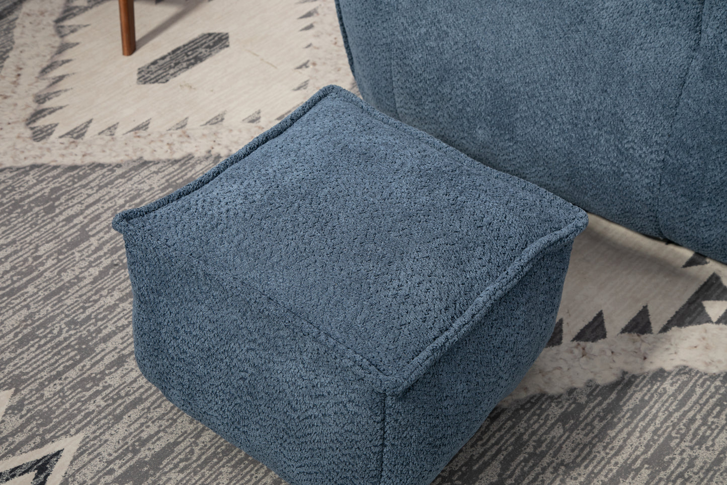 Bean Bag Kids Chair with Footstool