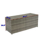 Outdoor Storage Box, 200 Gallon Wicker Patio Deck Boxes with Lid, Outdoor Cushion Storage for Kids Toys, Pillows, Towel