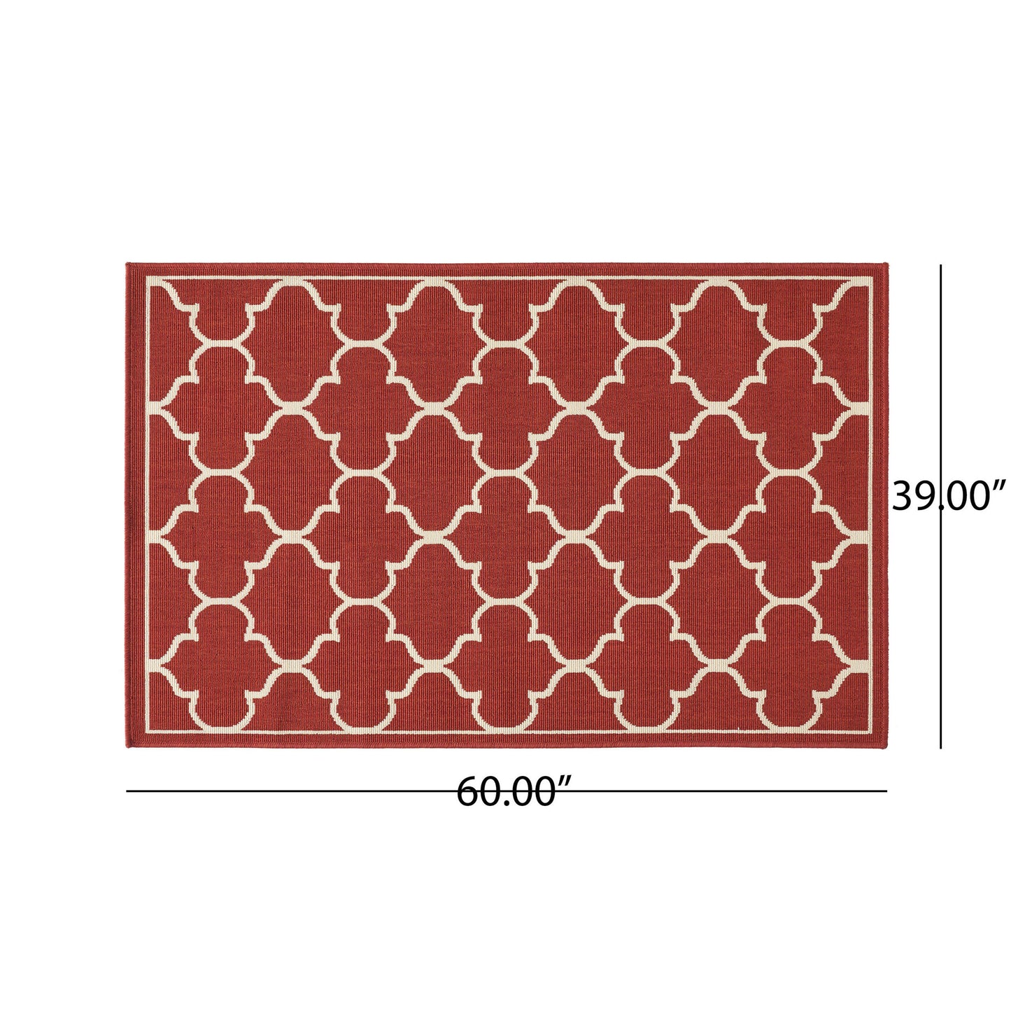 3'3" X 5' Outdoor lounge Area Rug