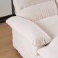 U-Shape Modular Corduroy Sofa - 2 Single Seats & 2 Chaises for Ultimate Comfort