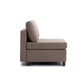 Single-Seat Modular Sectional Sofa with Armrest and Ottoman