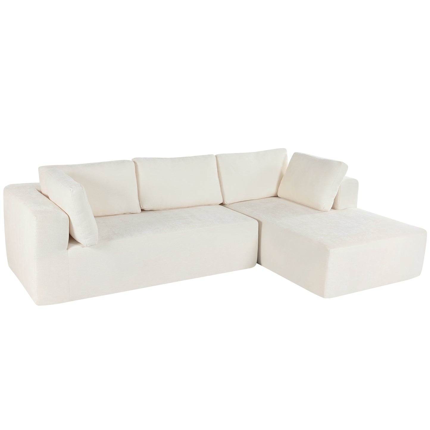 Large Modular U Shape Sectional Sofa - 3 Piece Combination