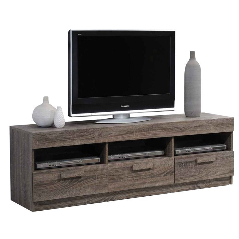 Modern TV Stand in Rustic Oak For up To 60" TV's