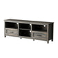 TV Stand with 2 Drawers and 4 High-Capacity Storage Compartment for up to 60" TV's - Black Pine