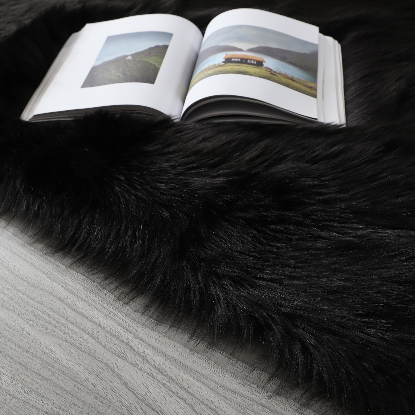 Ultra Soft Fluffy Faux Fur Sheepskin Area Rug