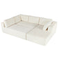 Large Modular U Shape Sectional Sofa - 3 Piece Combination