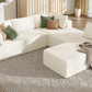 Large Modular U Shape Sectional Sofa - 3 Piece Combination