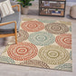 5'3" X 7'6" Outdoor Lounge Area Rug