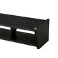 Modern Wall-Mounted Floating TV Stand For up To 65" TV's – Solid Black